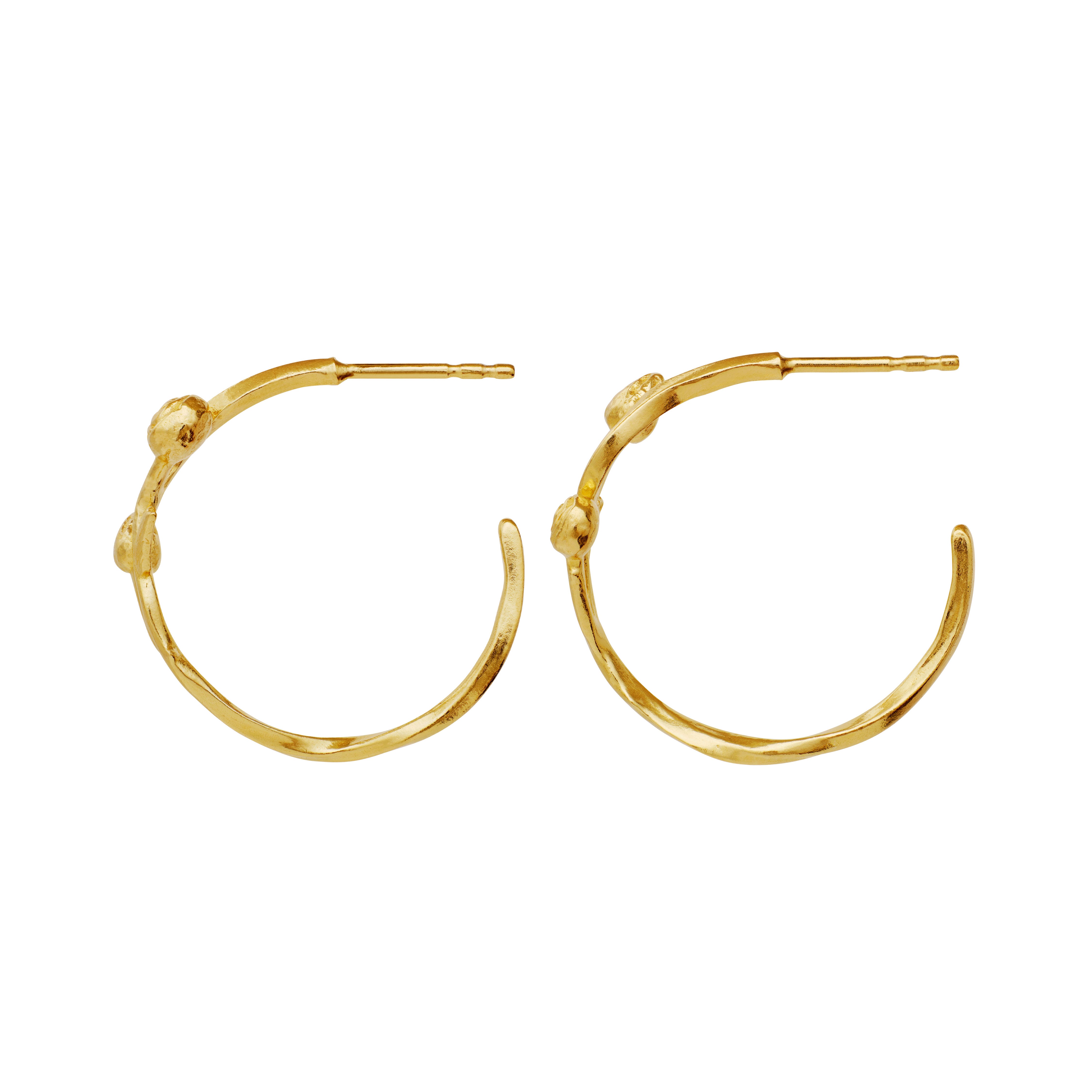 Kalyna hoops - forgyldt